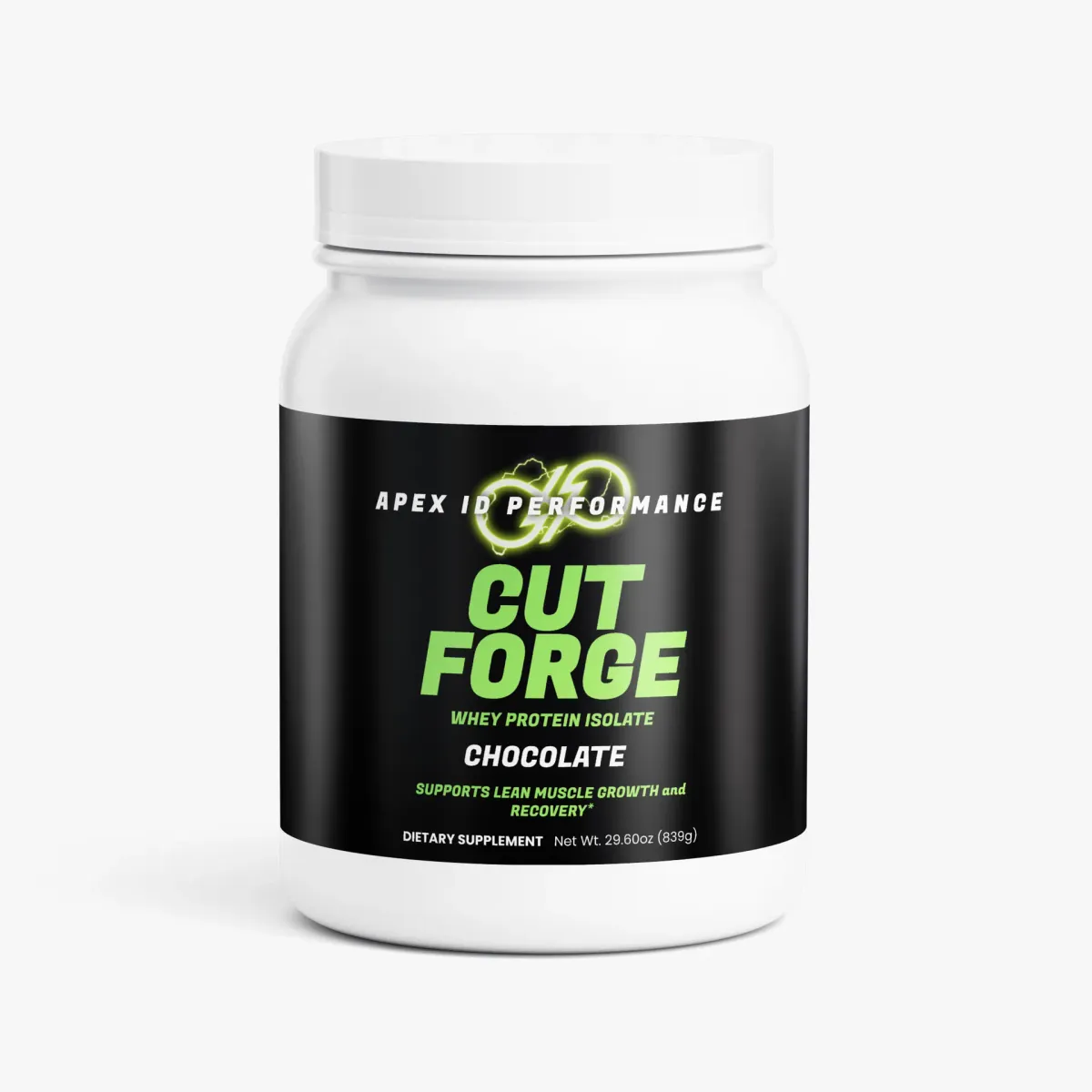 Cut Forge Whey Protein Iso(Chocolate) product packaging