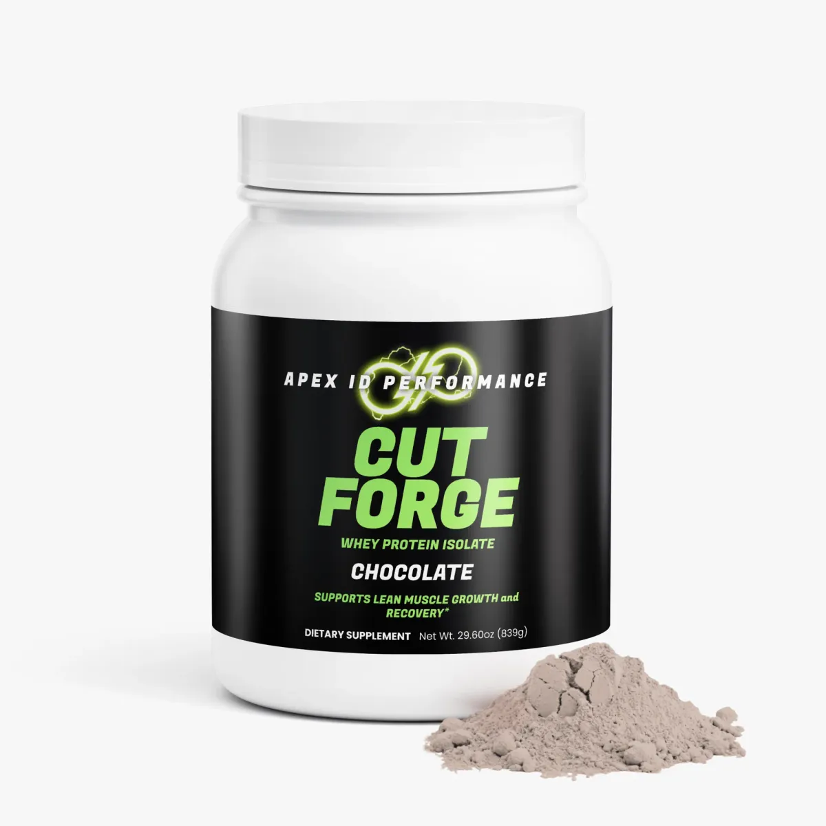Cut Forge Whey Protein Iso(Chocolate) Proteins Shopify pack shot, view 2