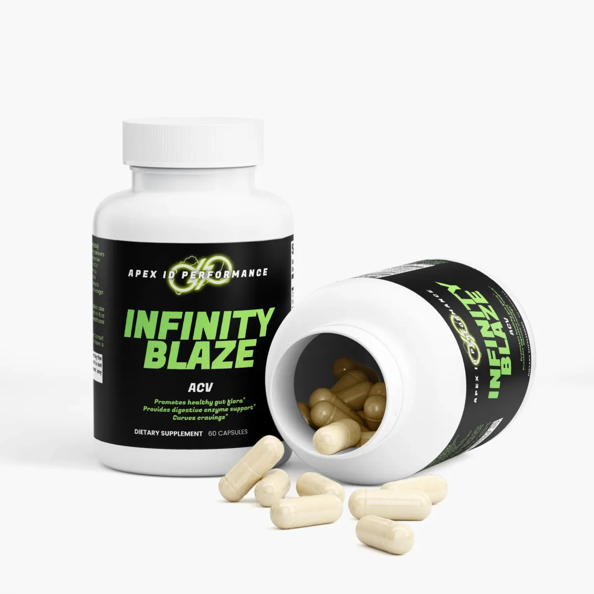 Infinity Blaze ACV Digestive Support Shopify pack shot, view 3