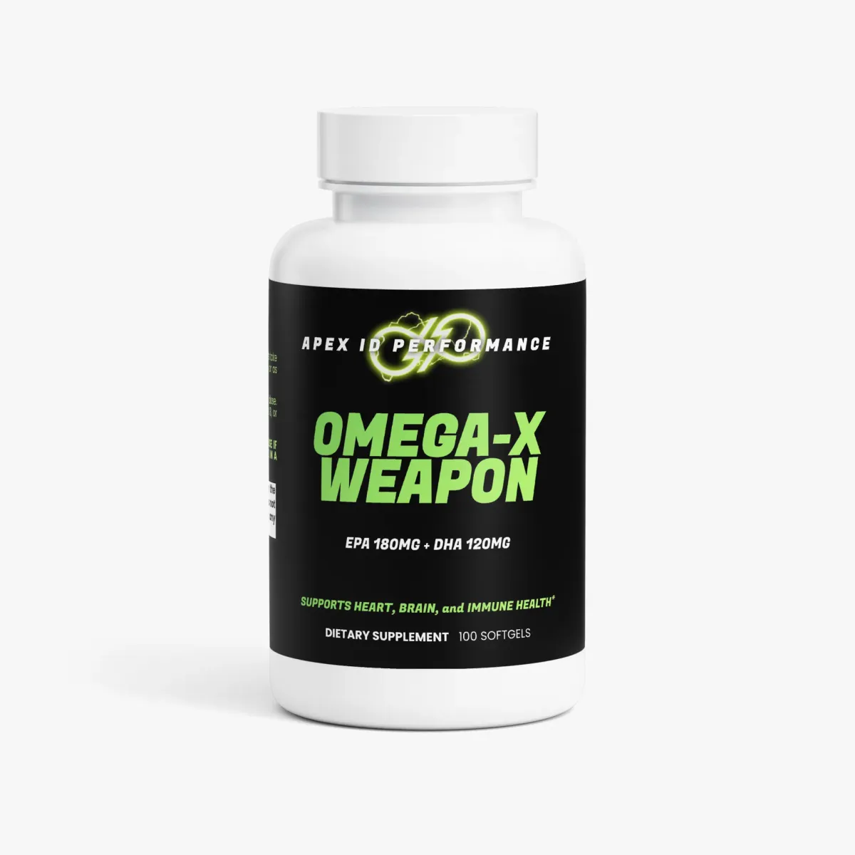 Omega X-Weapon product packaging