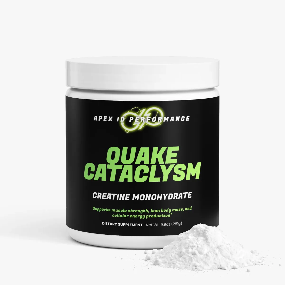 Quake Cataclysm - Creatine Monohydrate Muscle Builders Shopify pack shot, view 2